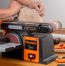 Cargar imagen en el visor de la galería, Lijadora de banda y disco 4 x 6" de 375 W (1/2 HP), Truper