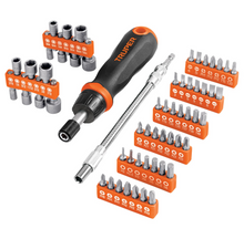 Cargar imagen en el visor de la galería, Desarmador tipo matraca con 42 puntas y 14 dados, Truper