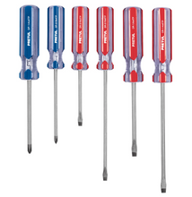 Cargar imagen en el visor de la galería, Juego de 6 desarmadores mango de PVC, Pretul