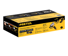 Cargar imagen en el visor de la galería, Esmeriladora 4-1/2&quot;, 20V, 1 batería 4Ah, PRETUL
