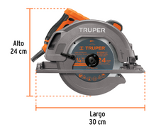 Cargar imagen en el visor de la galería, Sierra circular 7-1/4&quot;, 1750W, TRUPER PRO

