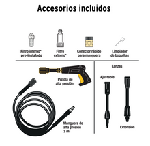 Cargar imagen en el visor de la galería, Hidrolavadora eléctrica 1350 PSI, Pretul

