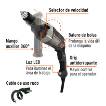 Cargar imagen en el visor de la galería, Rotomartillo 1/2&quot; 1200 W, Industrial, Truper
