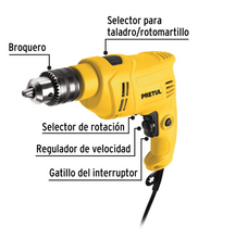 Cargar imagen en el visor de la galería, Rotomartillo 1/2&quot; 550 W, Pretul
