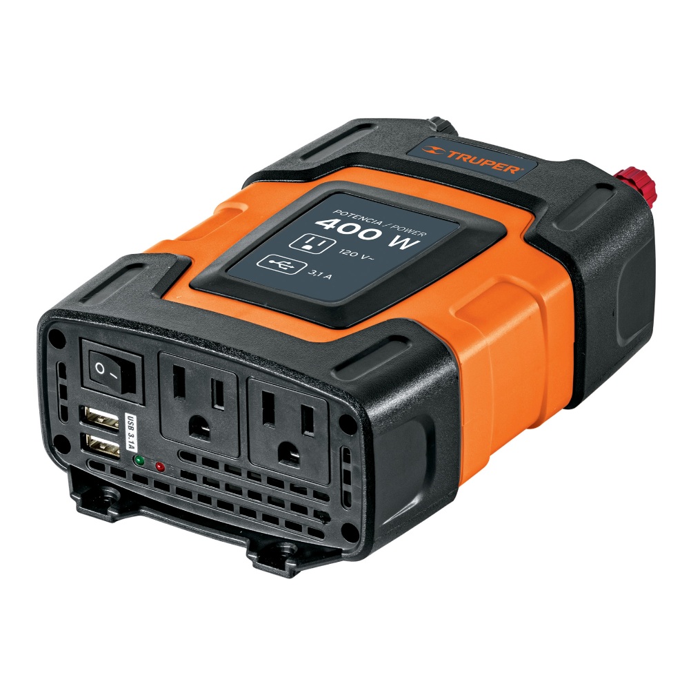 Inversor de corriente 400 W, Truper