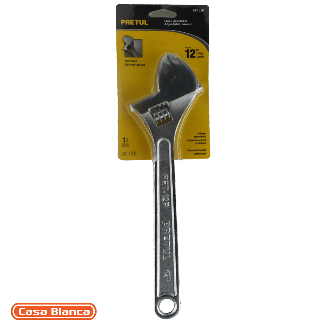 Llave Perica Ajustable 12