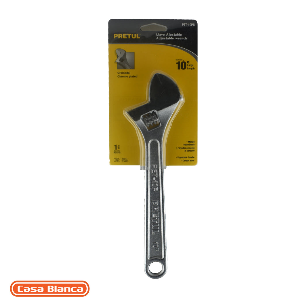 Llave Perica Ajustable 10