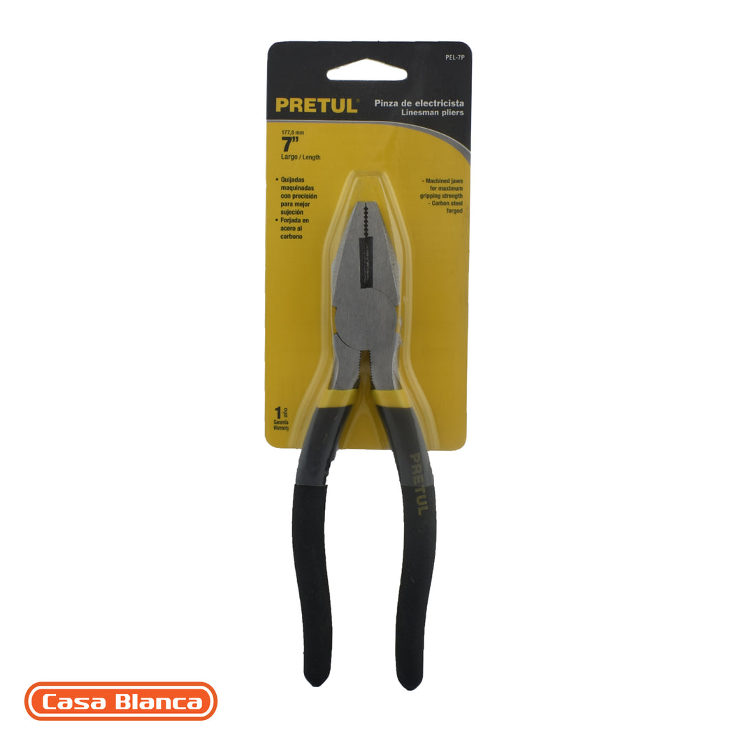 Pinzas de Electricista PRETUL