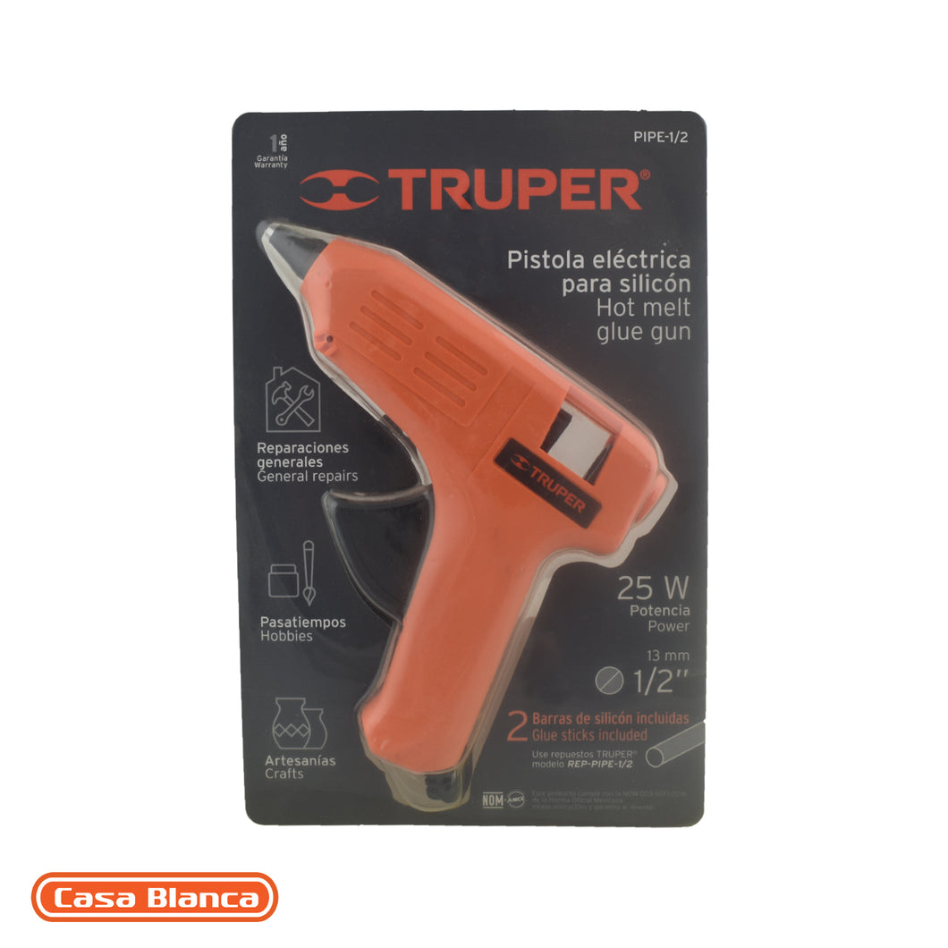 Pistola electrica para Silicon 25w TRUPER