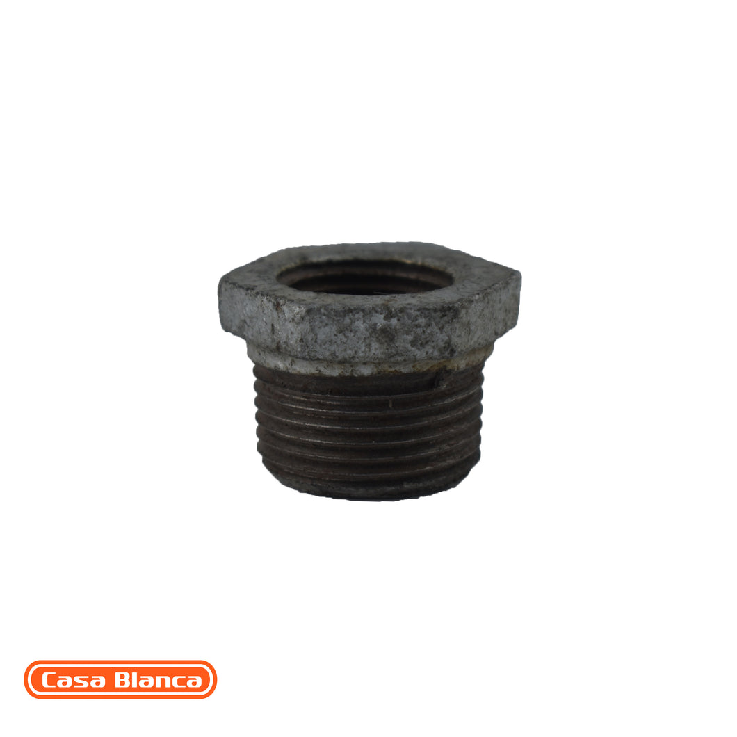 Reduction Bushing Galvanizada de 3/4