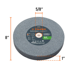 Cargar imagen en el visor de la galería, Esmeril de banco de 8&quot; de 3/4 HP, Truper
