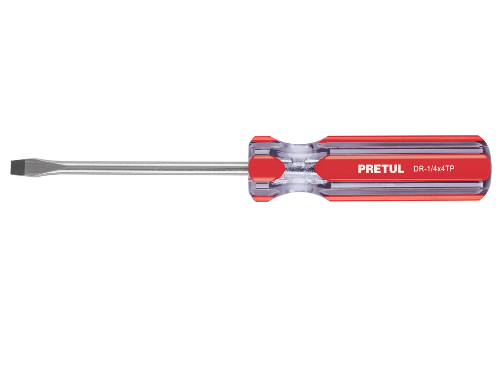 Desarmador plano punta 1/4 x 8
