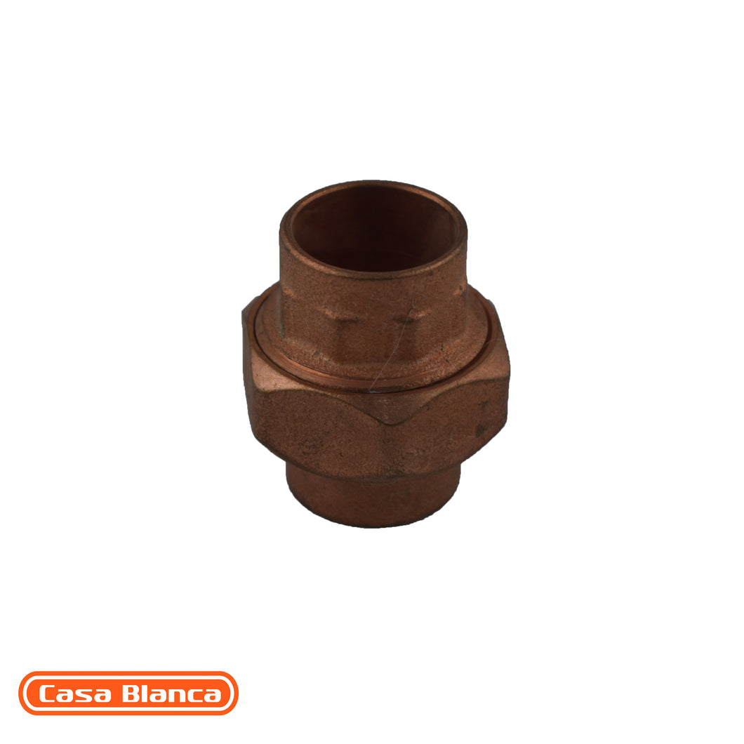 Tuerca union cobre de 3/4